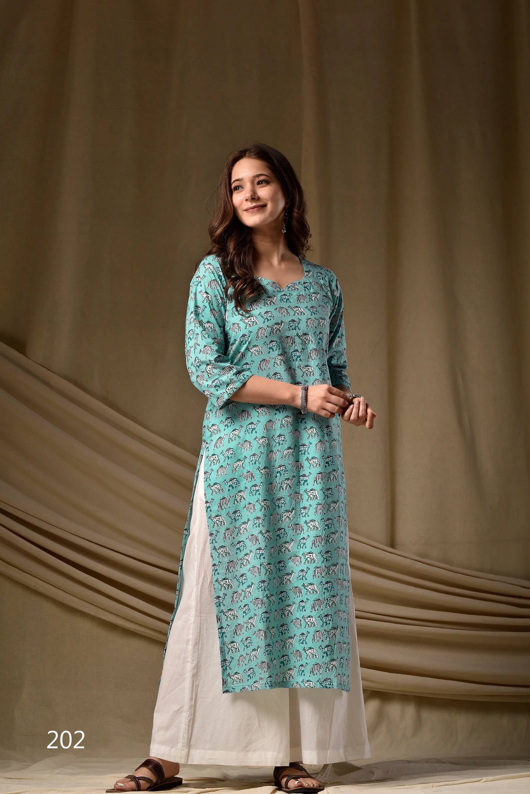 IRA Vol 2 By IRA fashion 201 To 205 Series Beautiful Festive Suits Colourful Rayon Print Kurtis At Wholesale Price